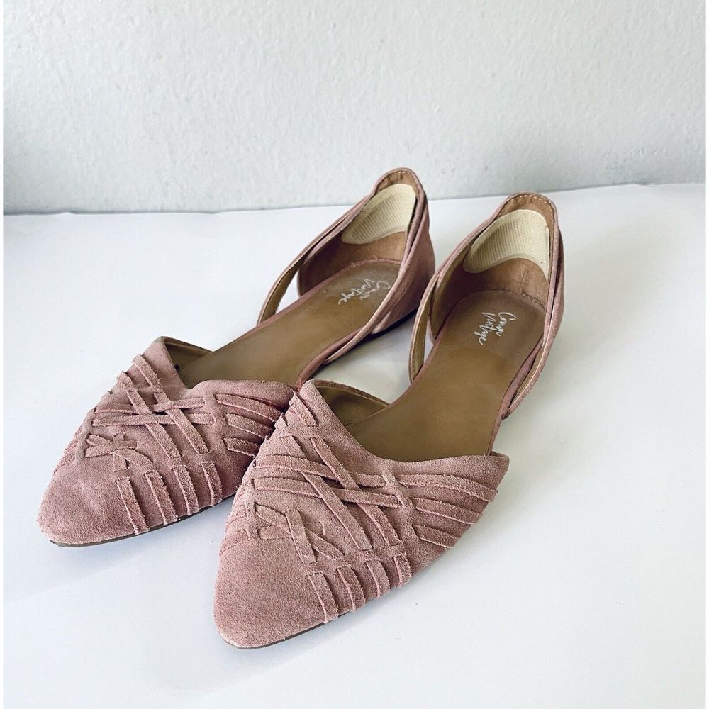 Crown Vintage Roalia Flats, Women's Size 8 M, Pink Blush